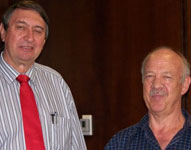 SAIS governor, Gert Pretorius and Dr Johan Burger